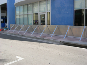 Full-Length Removable Flood Barrier in Miami, Florida